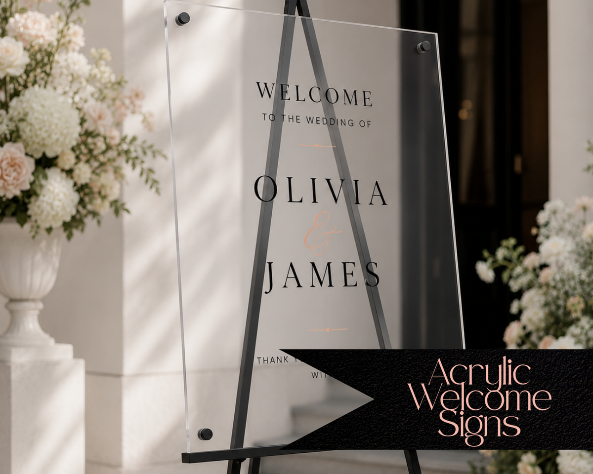 The Minimalist | Clear Acrylic Sign