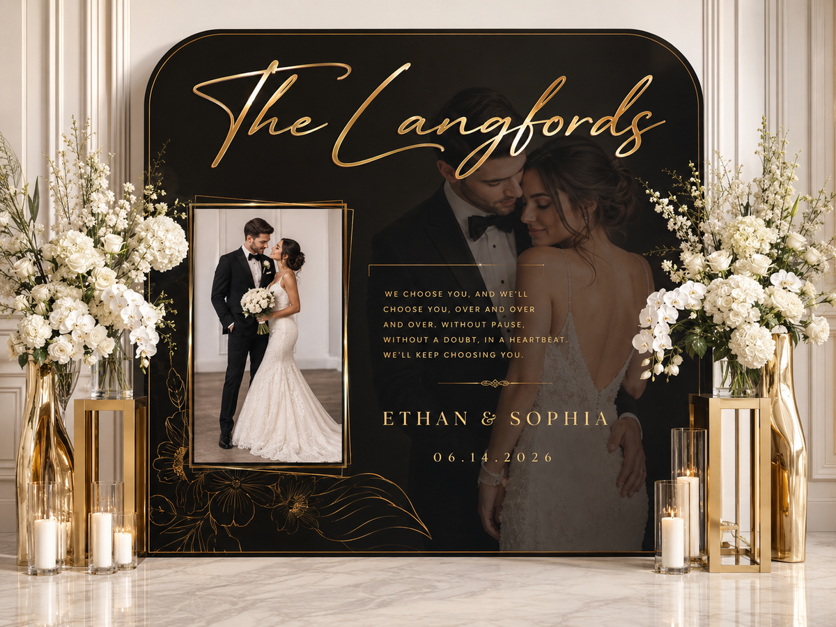 Custom Welcome Event Wall | Foamboard Sign