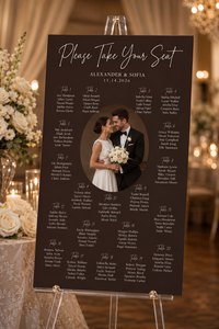 The Portrait | Acrylic Seating Chart