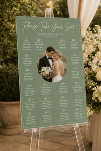The Portrait | Acrylic Seating Chart