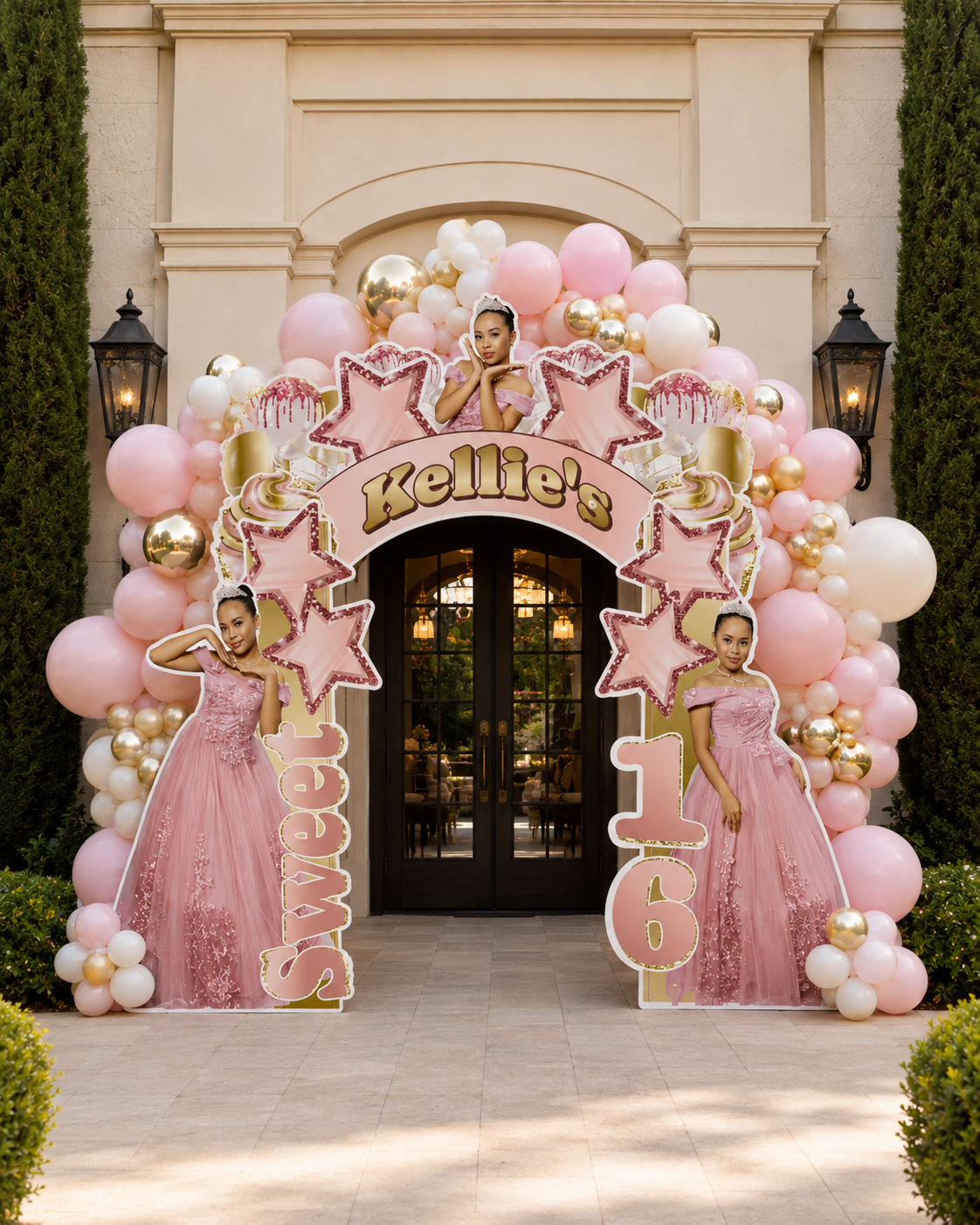Custom Themed Arch Entryway