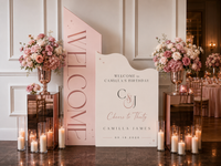 Custom Modern Welcome Sign