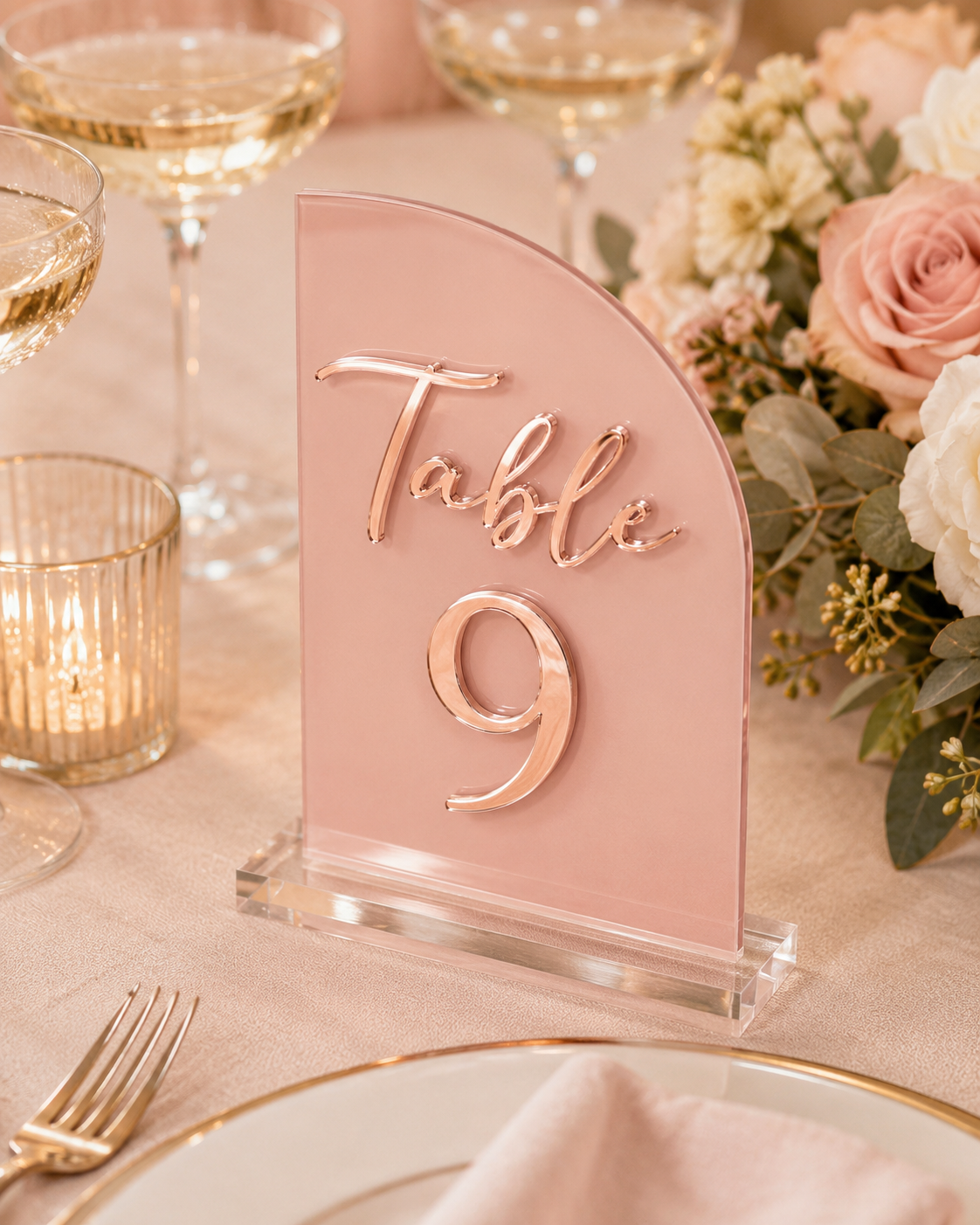 The Elise | Acrylic Table Numbers