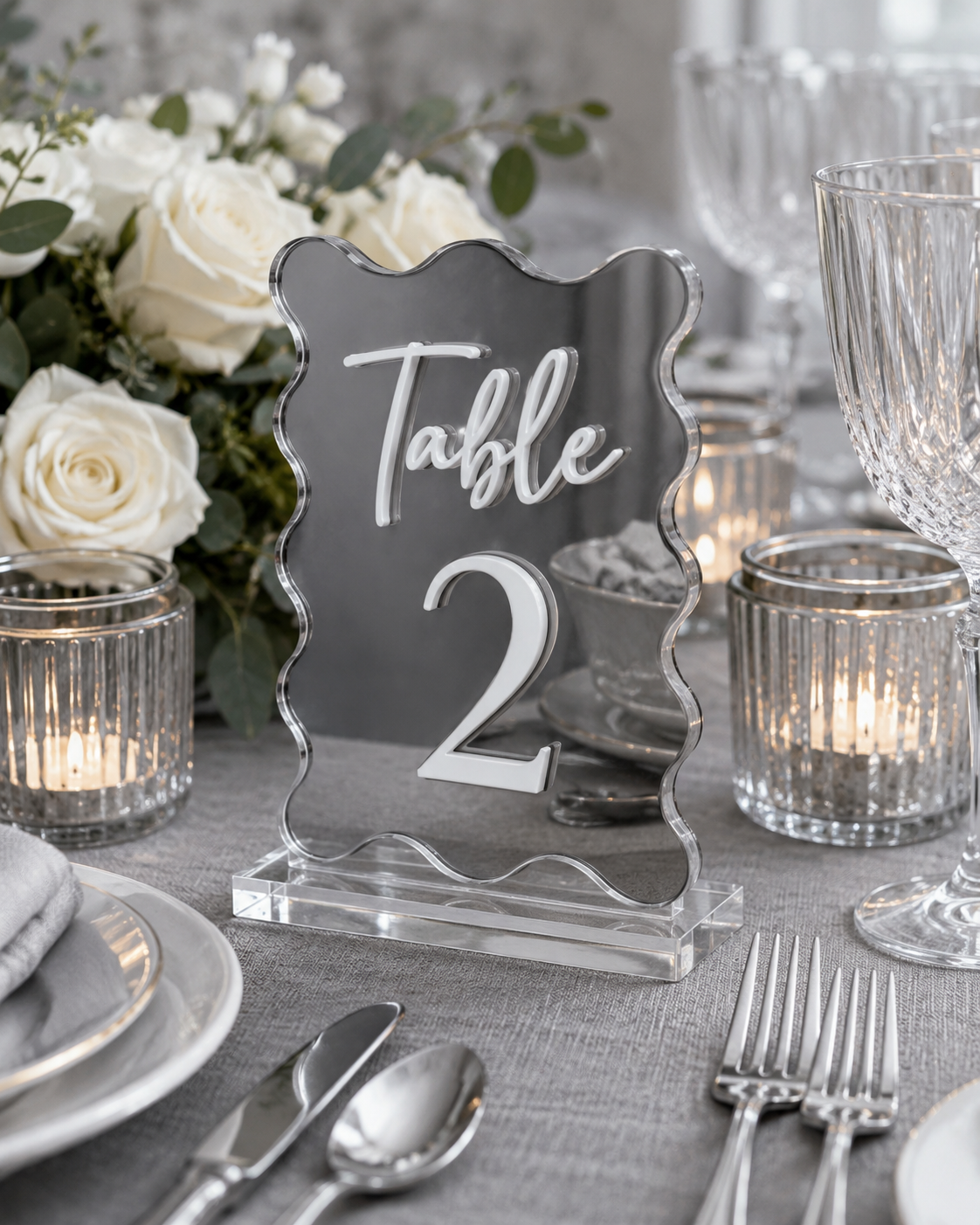 The Elise | Acrylic Table Numbers