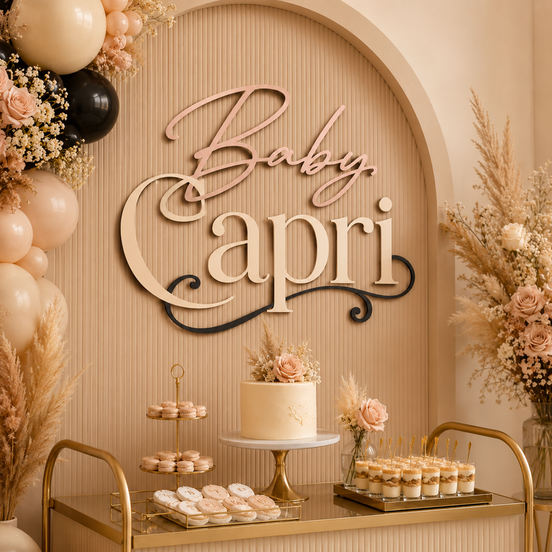 Thick PVC Message Cutout