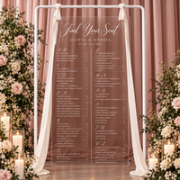 Clear Hanging Acrylic Seating Chart