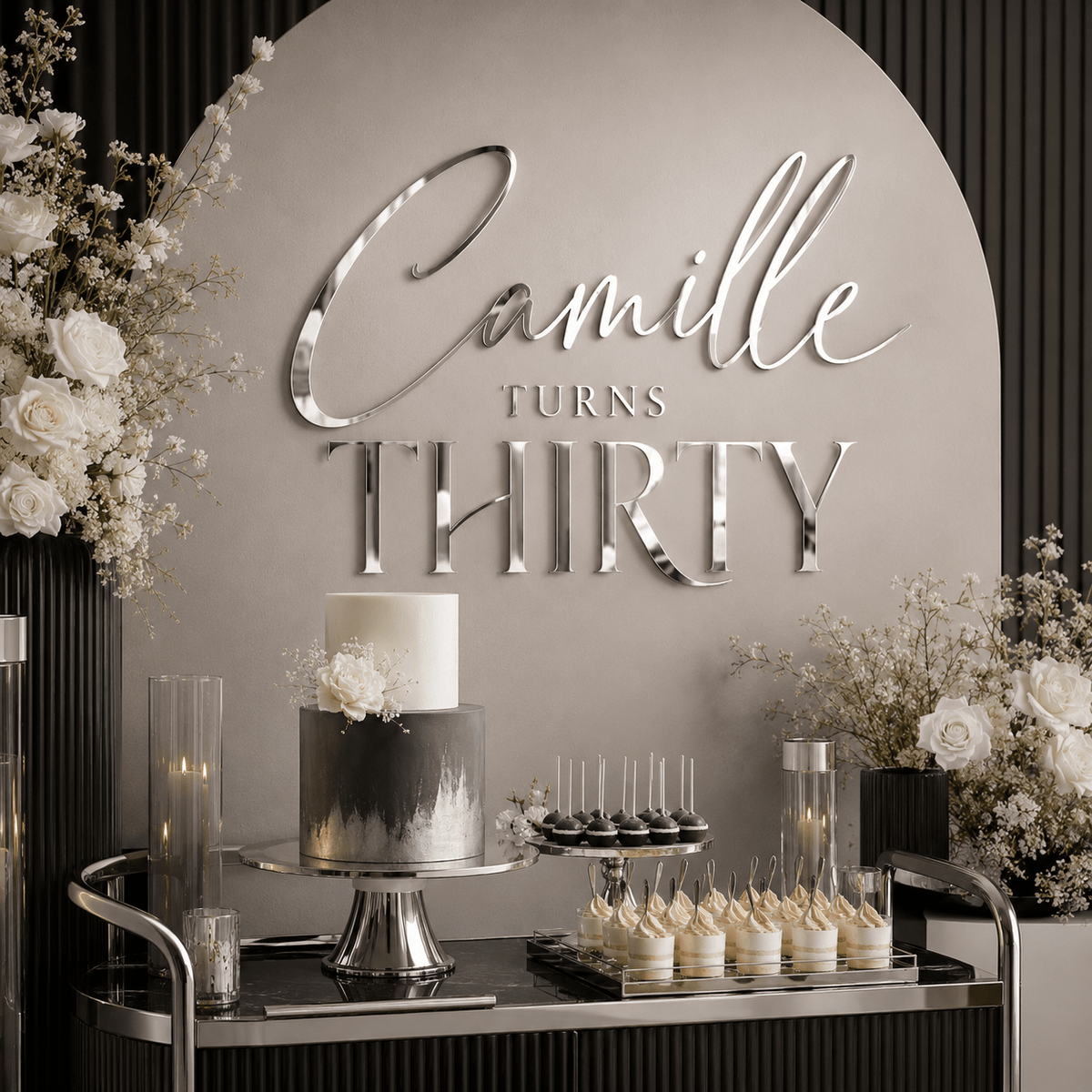 Acrylic Backdrop Sign - JYS Custom Backdrops & Acrylic Signs