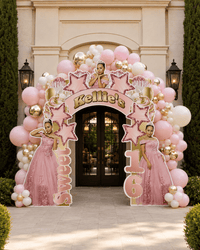 Custom Themed Arch Entryway - JYS Custom Backdrops & Acrylic Signs