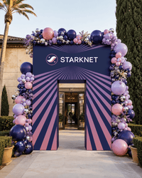 Custom Themed Arch Entryway - JYS Custom Backdrops & Acrylic Signs