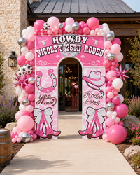 Custom Themed Arch Entryway - JYS Custom Backdrops & Acrylic Signs