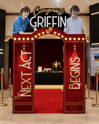Custom Themed Arch Entryway - JYS Custom Backdrops & Acrylic Signs