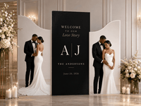 Custom Welcome Board | 3 Board Option - JYS Custom Backdrops & Acrylic Signs
