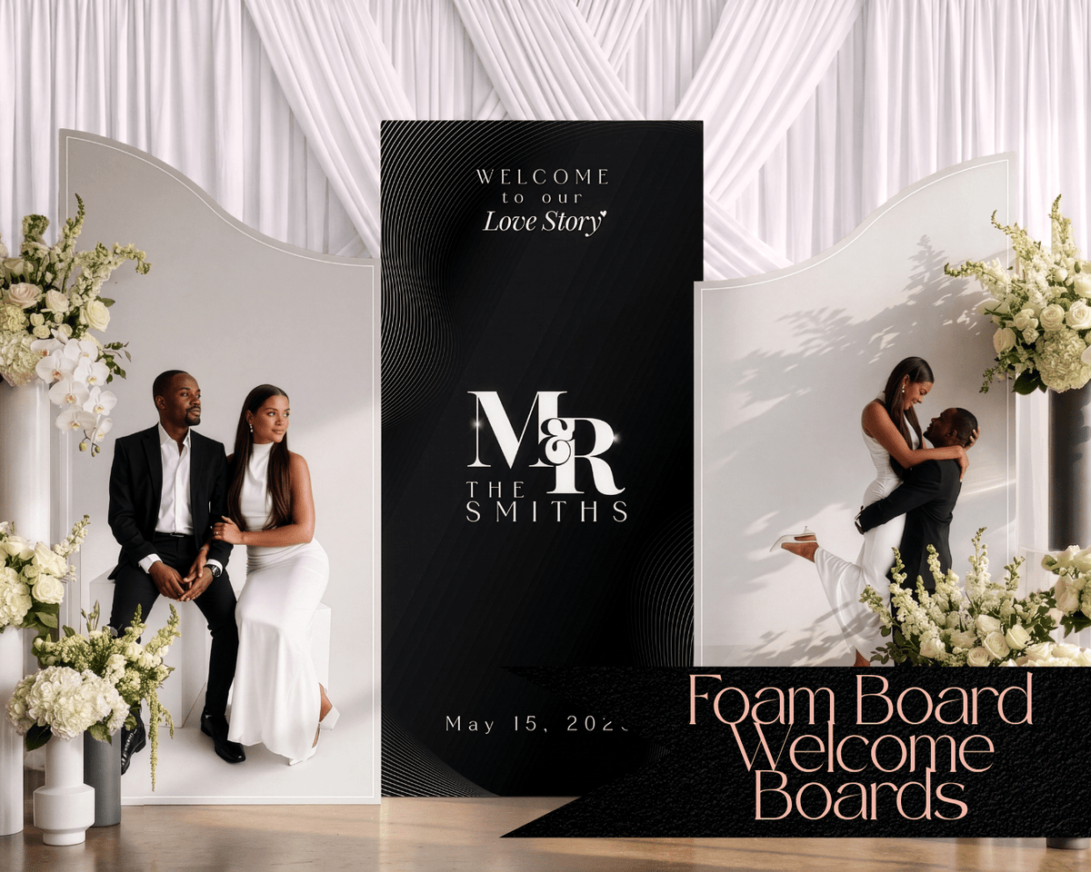 Foam Board Welcome Boards - JYS Custom Backdrops & Acrylic Signs