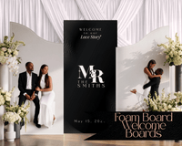 Foam Board Welcome Boards - JYS Custom Backdrops & Acrylic Signs