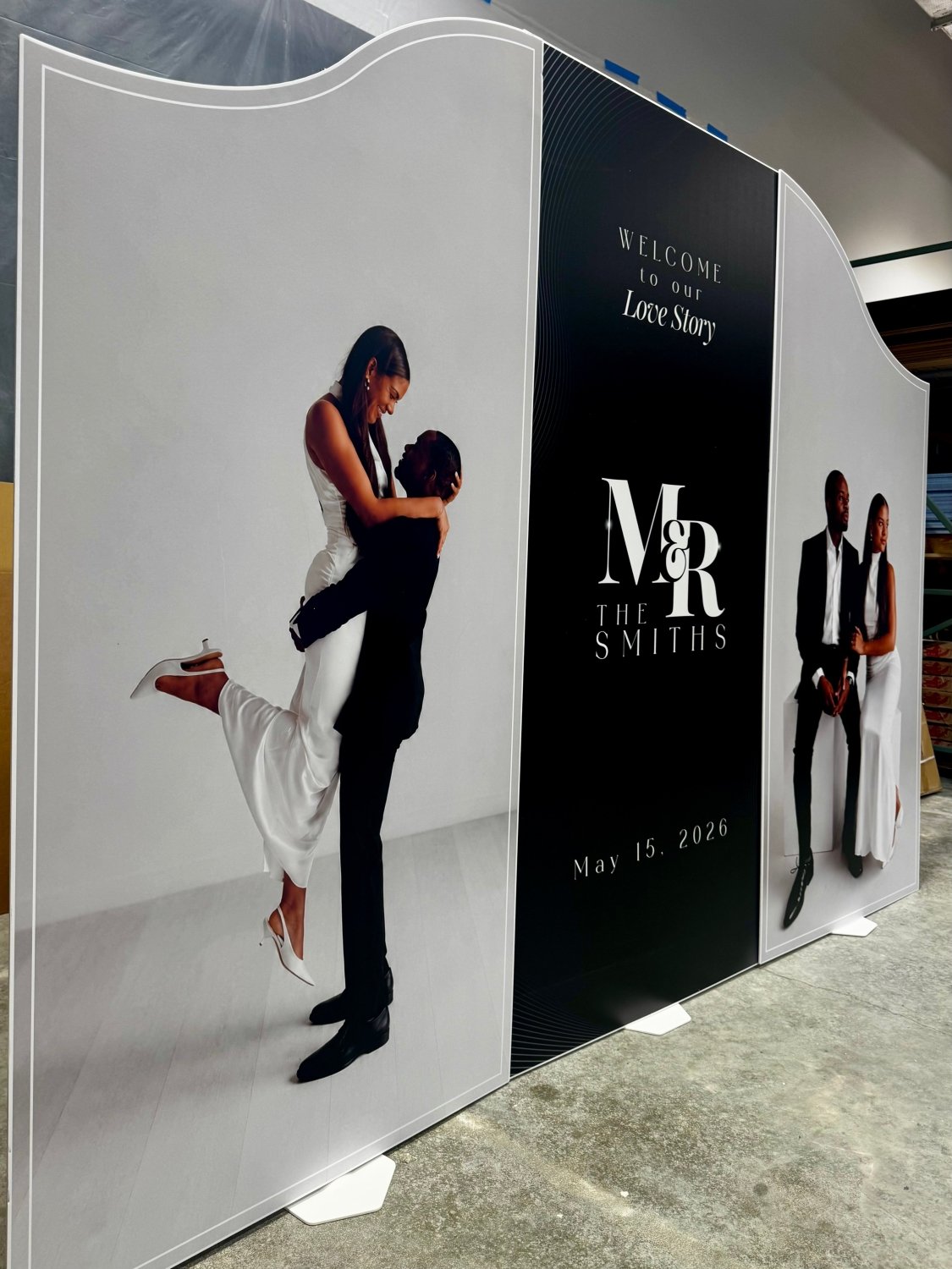 Foam Board Welcome Boards - JYS Custom Backdrops & Acrylic Signs