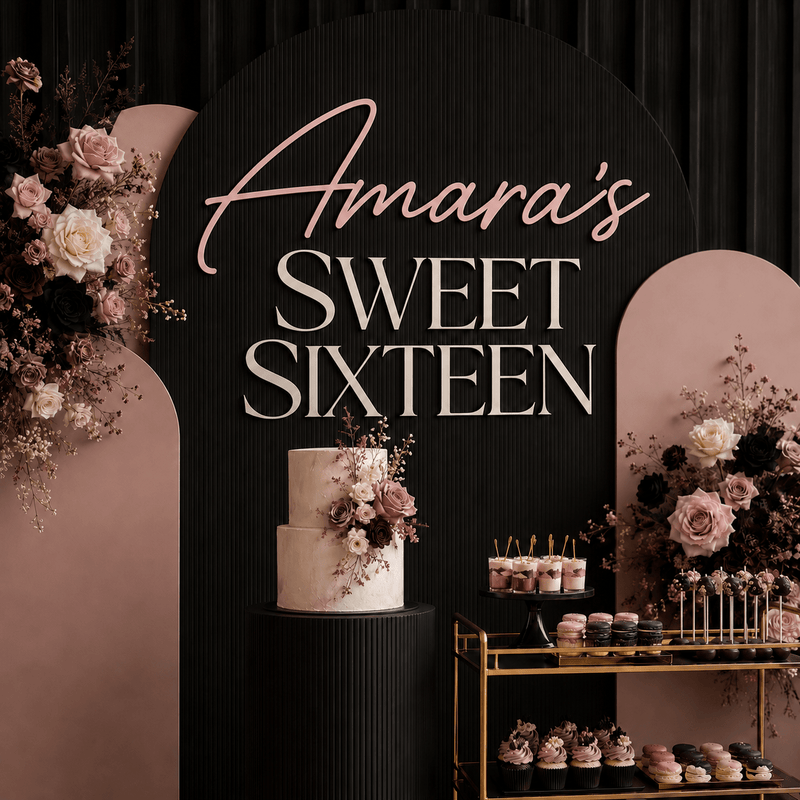 PVC Backdrop Sign - JYS Custom Backdrops & Acrylic Signs