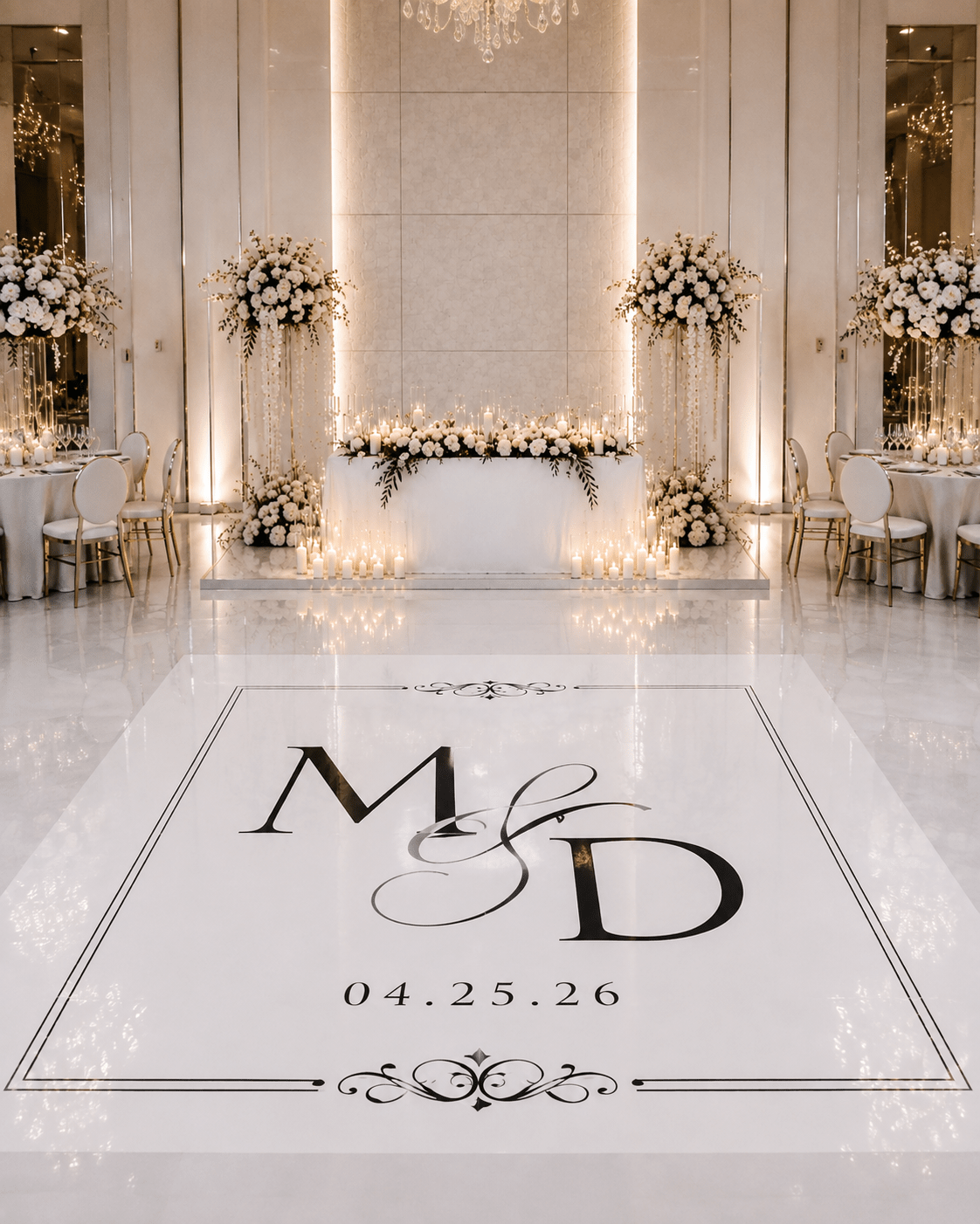 Removable Floor Sticker Decal - JYS Custom Backdrops & Acrylic Signs