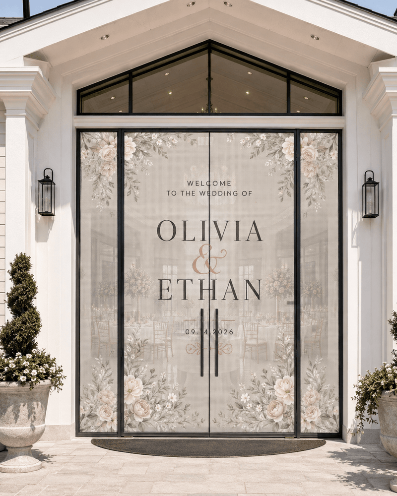 Removable Window Perforation - JYS Custom Backdrops & Acrylic Signs