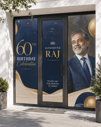 Removable Window Perforation - JYS Custom Backdrops & Acrylic Signs