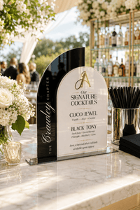 The Braden | Triple Layer Bar Menu - JYS Custom Backdrops & Acrylic Signs